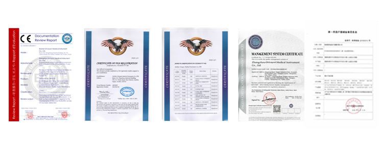 Foam Neck Brace With Plastic Support Certificate