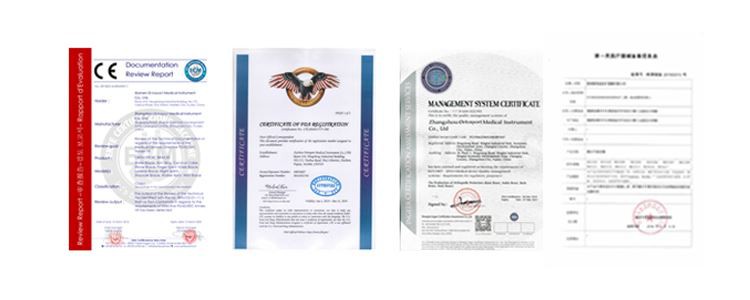 Orthopedic Cervical Thoracic Orthosis Certificate